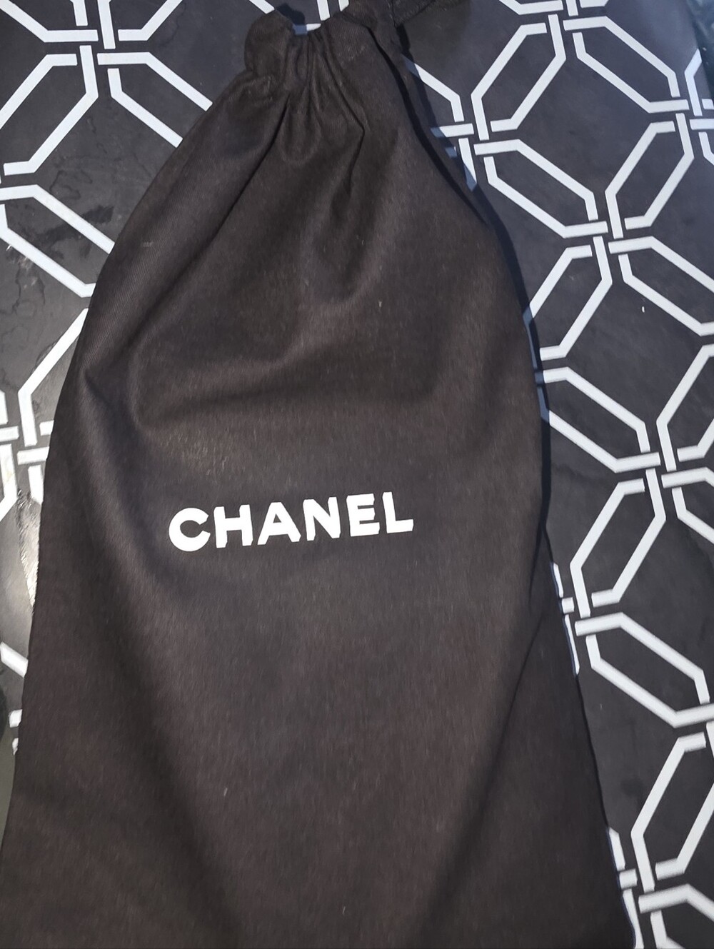 Authentic CHANEL Small Dust Bag – Perfect for Wallet Protection & Other...